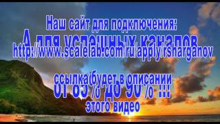 Медиасеть для ютуба. Партнерка youtube. 80 до 90% от официального менеджера Scalelab.