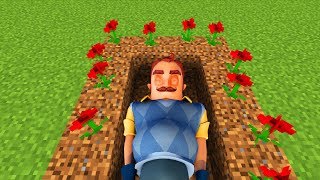 Minecraft :I FOUND HELLO NEIGHBORS SECRET GRAVE! (Ps3/Xbox360/PS4/XboxOne/PE/MCPE)
