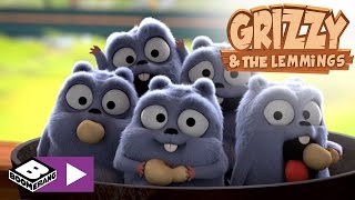 Popcorn Pandemonium | Grizzy & The Lemmings | Boomerang
