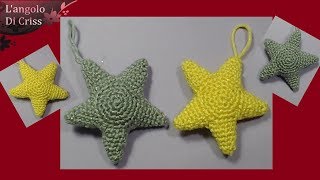 Stella all'uncinetto/amigurumi "Christmas star" - uncinetto facile passo a passo