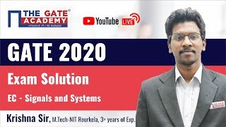 *LIVE Signals & Systems GATE 2020 Solutions with Answer Key – Electronics & Communication Engg.