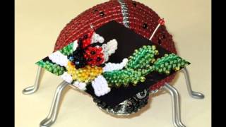 Необычные поделки из бисера своими руками - божья коровка из бисера
