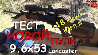 НОВАЯ ПУЛЯ 9.6х53R Lancaster // SP 18 // ТЕСТ на ВПО 221