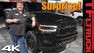 2019 Ram HD Laramie Black Edition: Ram Surprises With New Triple Black HD Truck