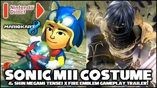 Nintendo Direct (4/01/2015) - Sonic Mii Costume & Shin Megami Tensei x Fire Emblem Gameplay Trailer!