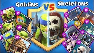 ГОБЛИНЫ ПРОТИВ СКЕЛЕТОВ!!!! HZ4ever против Eliza4ever на ТРОЙНОМ ЭЛЕКСИРЕ!!! | Clash Royale
