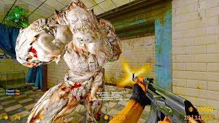 Counter Strike Source - Zombie Riot Mod Online Gameplay on Abandoned Hospital map
