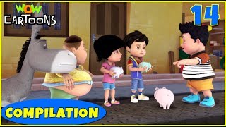 Vir the robot boy | Action Cartoon Video | New Compilation - 14 | Kids Cartoons | Wow Cartoons
