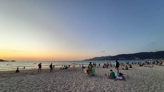 شاطئ كارون في بوكيت تايلاند. Karon beach in Phuket,  Thailand