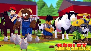 ROBLOX FARMING SIMULATOR - THE LITTLE CLUB H.Q TURNS INTO A FARM 7 EVERYONE BECOMES A FARMER