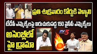 CM Jagan Upset With Friday Court Comments | AP Assembly Highlights Today : TDP Vs YSRCP Fight | TV5