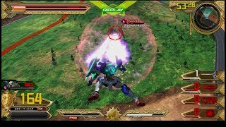 【新武装GNソードライフルモード！！発生と弾速が格闘機のものじゃないｗｗｗｗｗ】ダブルオークアンタ【大尉】【EXVS2 エクバ2 ガンダム】