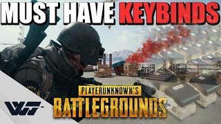 GUIDE: The MUST HAVE KEYBINDINGS for PUBG