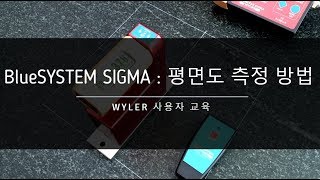 BlueSYSTEM SIGMA : 평면도 측정 방법