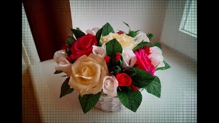 ОЧЕНЬ ПРОСТАЯ КОМПОЗИЦИЯ из БУМАГИ/свит дизайн/VERY EASY PAPER COMPOSITION