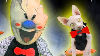 Если бы у МОРОЖЕНЩИКА был КОТ! ICE SCREAM Game in REAL LIFE в реальной жизни