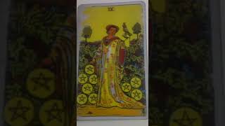 The Nine of Pentacles as Feelings in a Love Reading