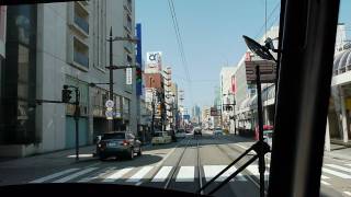 【前面展望】富山地方鉄道市内線　大手モール前ー富山駅前【CENTRUM】