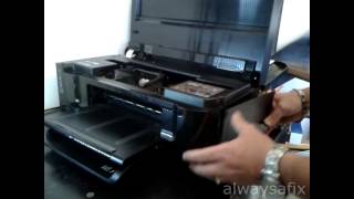 HP 6500 E709n, HP 6500A plus E710n officejet AIO disassembly