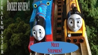 Thomas and Friends Trackmaster Village King of the Railway Stephen "the Rocket" Review!