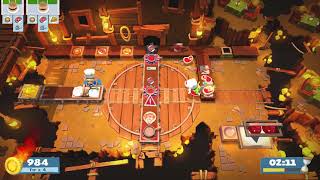[Overcooked 2: Level 2-6] 2-Player High Score: 2132 (No Hoarding)