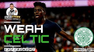 How will Timothy Weah perform for Celtic according to Football Manager?