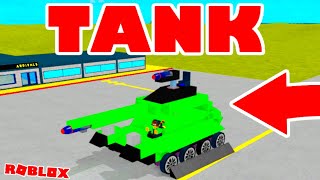 How To Build A TANK (Roblox Plane Crazy)