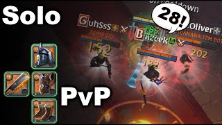 Albion online Solo PvP|28 WILD HUNT! How to survive in this world?
