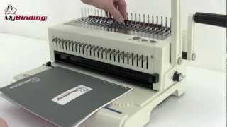 Akiles MegaBind 2 Comb and Coil Binding Machine Demo - 1-800-944-4573