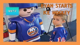 RYAN STARTS ICE HOCKEY - QUINNBOYSTV