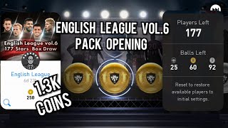 English League Vol.6 - 177 stars Box draw Opening in PES 2018 Mobile