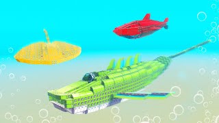 WHO CAN BUILD THE BEST SEA CREATURE CHALLENGE! (Trailmakers)