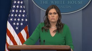 White House press briefing  on Mueller subpoena of Trump organization, Russia Sanctions | ABC News