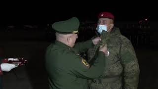 Встреча военных полицейских ВВО, вернувшихся после выполнения задач в Сирии