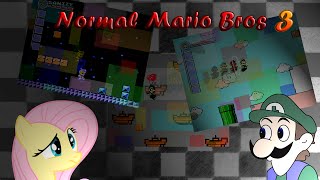 Прохождение Normal Mario Bros 3 [Полёт Луиджи!]
