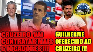 PRESIDENTE DIZ QUE CRUZEIRO AINDA MIRA MAIS REFORÇOS !!! GUILHERME FOI OFERECIDO AO CRUZEIRO !!!