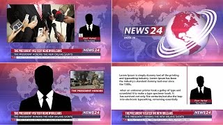 Template News Broadcast #4 sony vegas 12 13 14