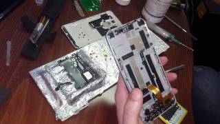 zte blade a910 Разбор замена модуля дисплея