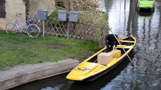 Postbo(o)tin im Spreewald. Zustellung per Kahn