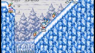 Прохождение Tiny Toon Adventures Buster's Hidden Treasure часть-6 [2-2] Снежные тропы