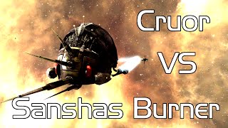 EVE Online Level 4 Sansha Burner Mission using a Cruor (Anomic Agent)