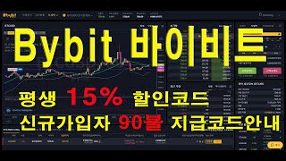 바이비트 Bybit 평생15%할인코드 및 90불지원 -  바이비트 거래소 소개 및 회원가입방법안내