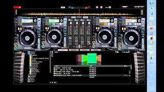 Virtual DJ Pioneer CDJ2000 4Deck DJM5000 Mixer Skin