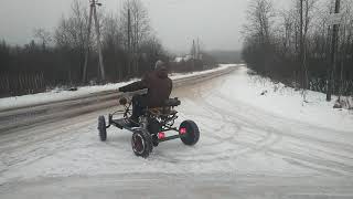 Покатушка на самодельном багги