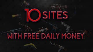 10 CSGO SITES WITH DAILY FREE COINS