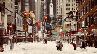 NEW YORK CITY 2018: SNOW changes EVERYTHING! [4K]