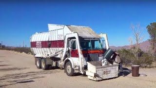 Burrtec ~ Manual Garbage Collection in the Mojave Desert