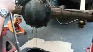 Eaton G80 Differential fluid & gasket change