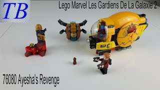 lego 76080  marvel guardians of the galaxy vol 2 ayesha's revenge - lego speed build