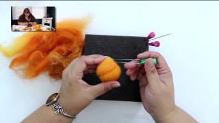 DIY Needle Felting Perfect Fall Pumpkins